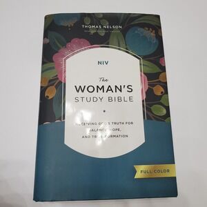 The Woman's‎ Study Bible NIV Thomas Nelson Full Color Hardcover Religious Book